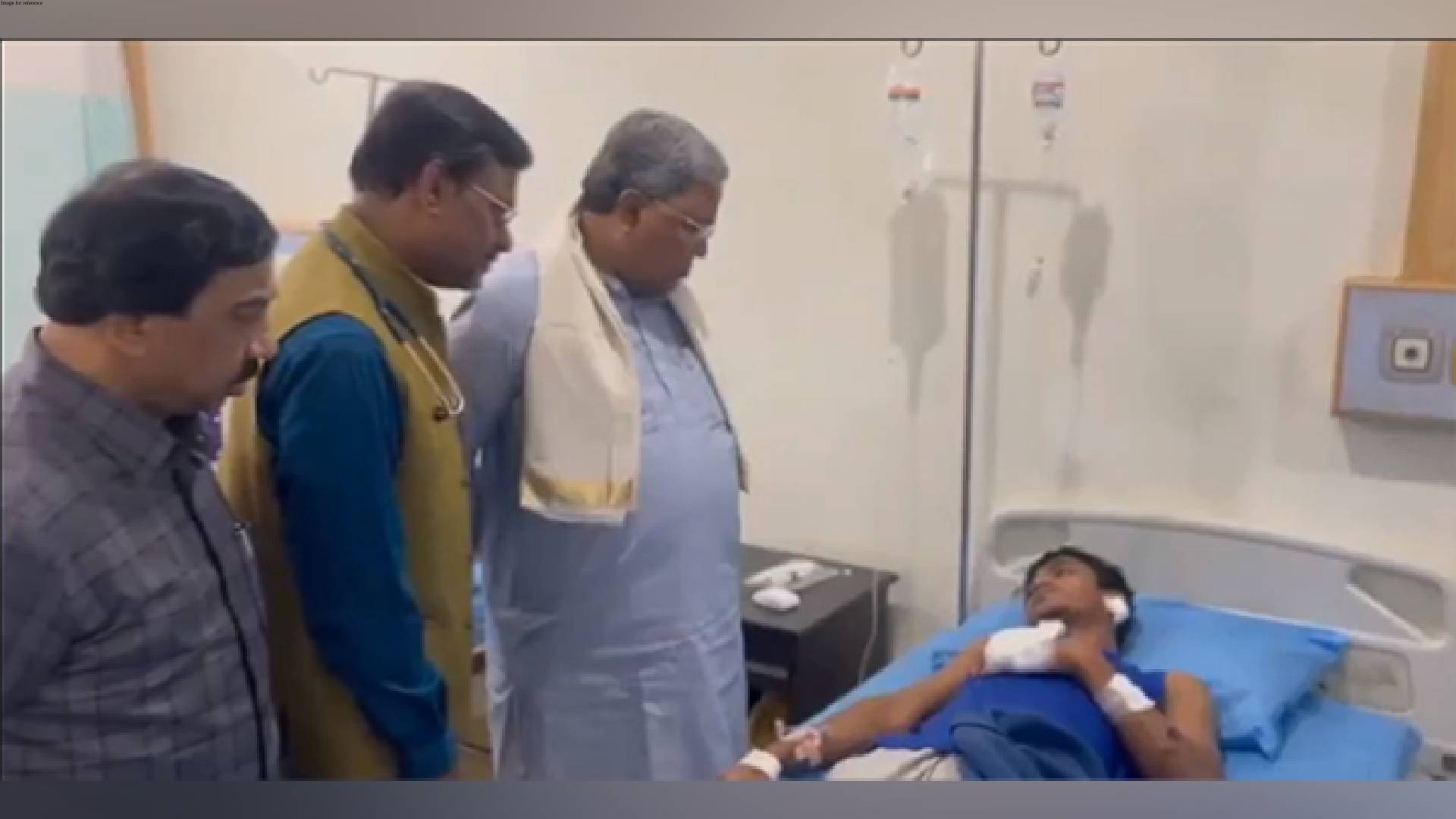 Karnataka CM Siddaramaiah visits Rameshwaram cafe blast victims in hospital